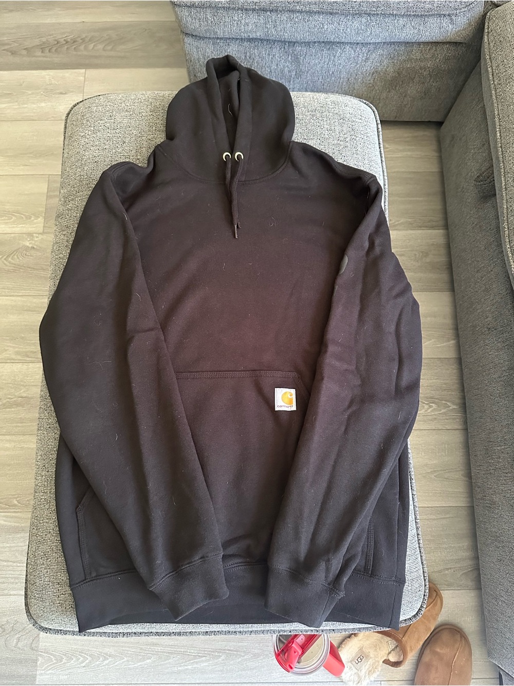 Men’s Carhartt Black Hooded Pullover Sweatshirt